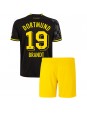 Borussia Dortmund Julian Brandt #19 Auswärts Trikotsatz für Kinder 2022-23 Kurzarm (+ Kurze Hosen)